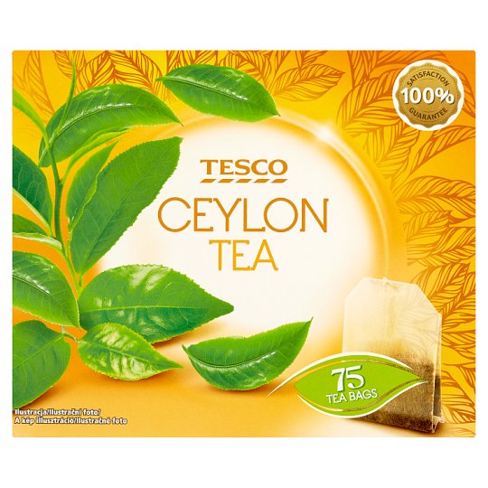 Tesco Herbata czarna Ceylon 150 g (75 torebek)
