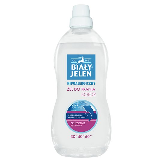 Biały Jeleń Hipoalergiczny żel do prania kolor 1,5 l (18 prań)