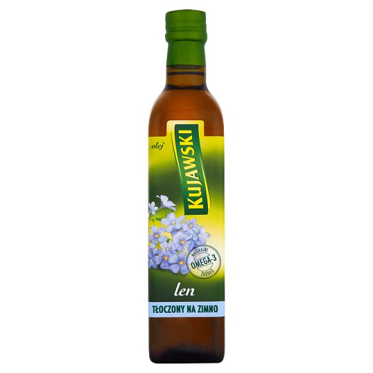 Kujawski len Olej tłoczony na zimno 500 ml