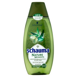 Schauma Nature Moments Szampon odbudowujący śródziemnomorska oliwa z oliwek i aloes 400 ml