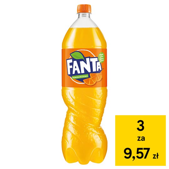 Fanta Pomarańczowa Napój gazowany 1,5 l