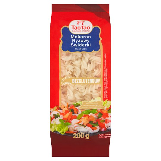 Tao Tao Makaron ryżowy świderki 200 g