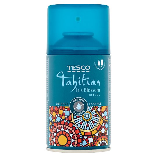 Tesco Tahitian Iris Blossom Wkład do automatycznego odświeżacza powietrza 250 ml