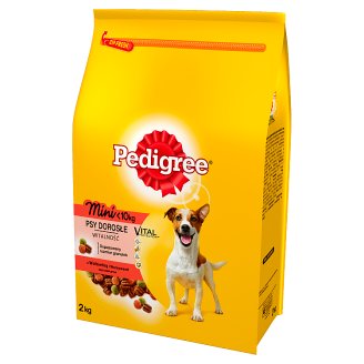 Pedigree Vital Protection Mini <10 kg Psy Dorosłe z wołowiną i warzywami Karma pełnoporcjowa 2 kg