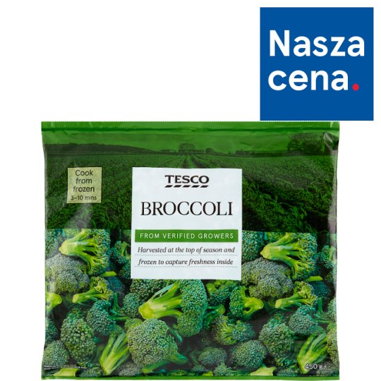 Tesco Brokuły 450 g