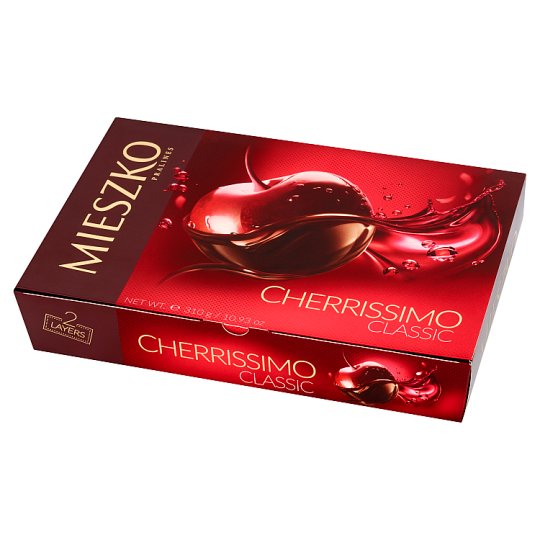 Mieszko Cherrissimo Classic Praliny z wiśnią w alkoholu 310 g