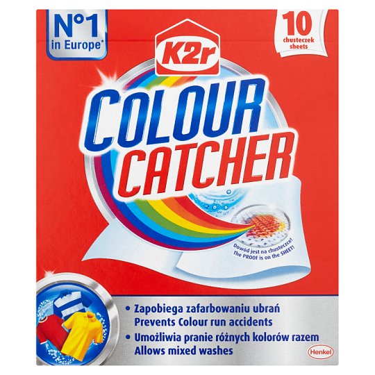 K2r Colour Catcher Chusteczki do prania 10 sztuk