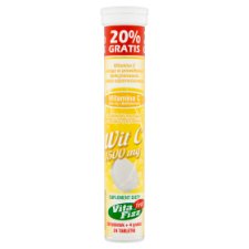 Vita Fizz Forte Suplement diety witamina C 1500 mg o smaku cytrynowym 96 g (24 sztuki)