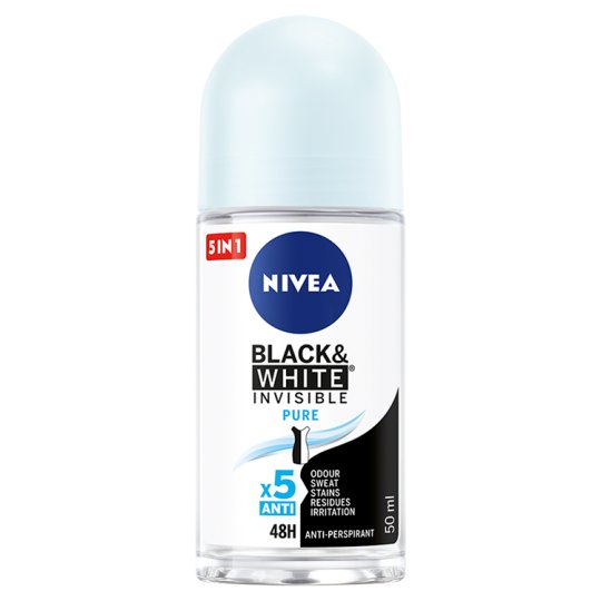 NIVEA Black&White Invisible Pure Antyperspirant w kulce 50 ml