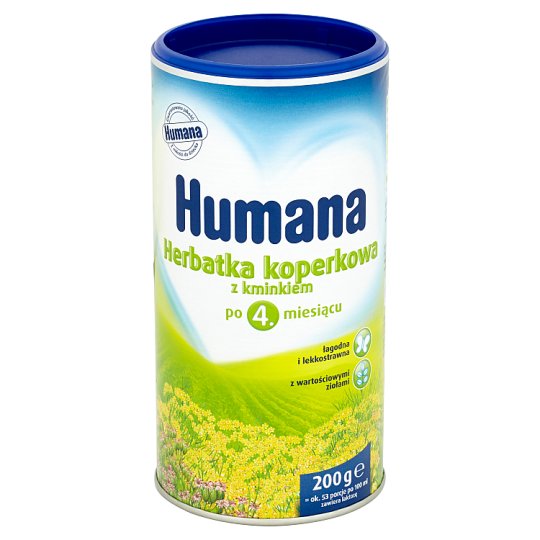 Humana Herbatka koperkowa z kminkiem po 4. miesiącu 200 g
