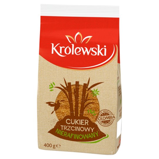Cukier Królewski Cukier trzcinowy nierafinowany 400 g