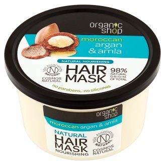 Organic Shop Maska odbudowująca argan & amla 250 ml