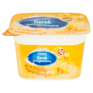 Tesco Serek homogenizowany o smaku waniliowym 400 g