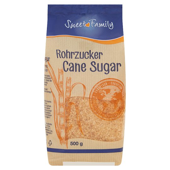 Sweet Family Cukier trzcinowy nierafinowany 500 g