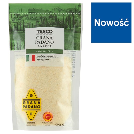 Tesco Grated Grana Padano Cheese 100 g
