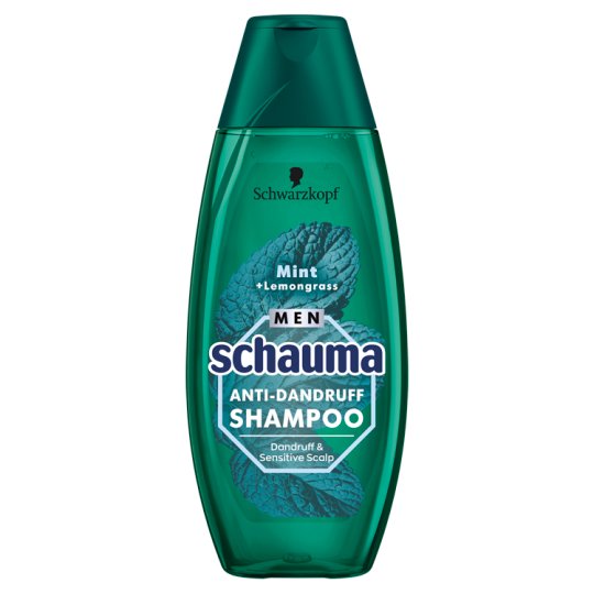 Schauma Men Szampon przeciwłupieżowy z miętą i trawą cytrynową 400 ml