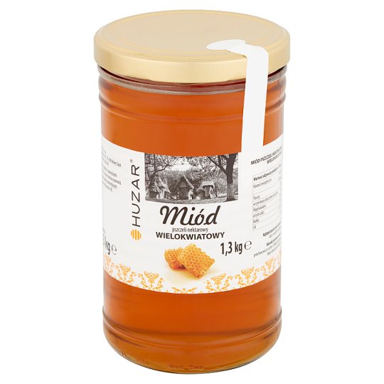 Huzar Miód pszczeli nektarowy wielokwiatowy 1,3 kg