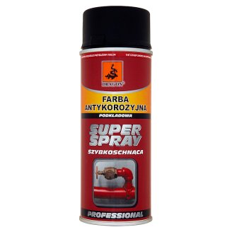 Dragon Super Spray Farba antykorozyjna podkładowa czarna 400 ml