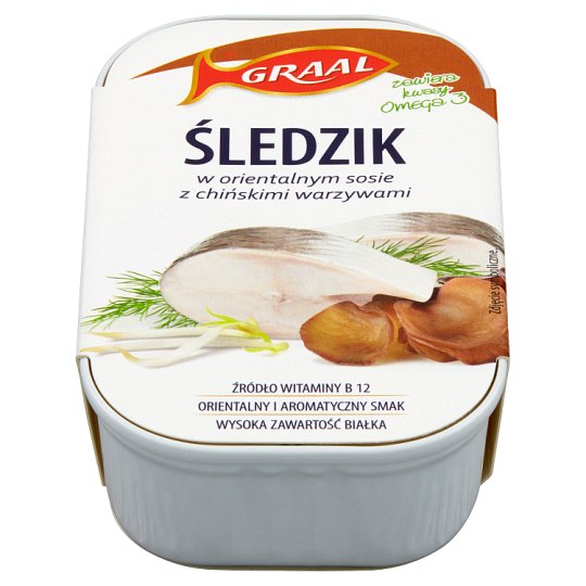 Graal Śledzik w orientalnym sosie z chińskimi warzywami 110 g