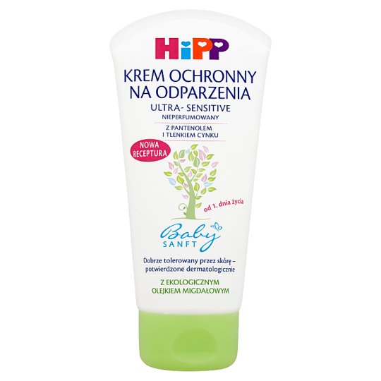 HiPP Babysanft Krem ochronny na odparzenia Ultra-Sensitive od 1. dnia życia 75 ml