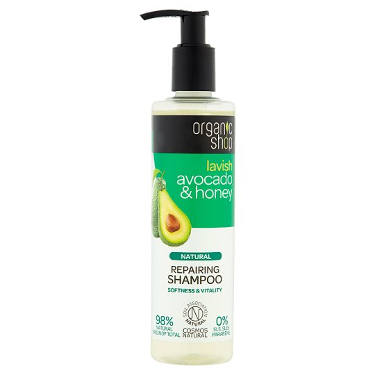 Organic Shop Szampon rewitalizujący awokado & miód 280 ml