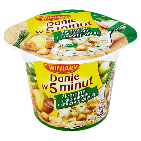 Winiary Danie w 5 minut Ziemniaki z grzankami i smażoną cebulą 57 g
