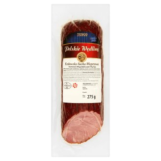 Tesco Polskie Wędliny Kiełbasa Krakowska sucha wieprzowa 275 g