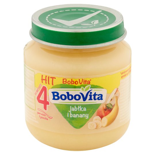 BoboVita Jabłka i banany po 4 miesiącu 125 g