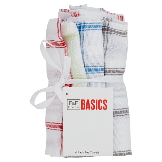 F&F Home Basics Ścierka kuchenna 4 sztuki