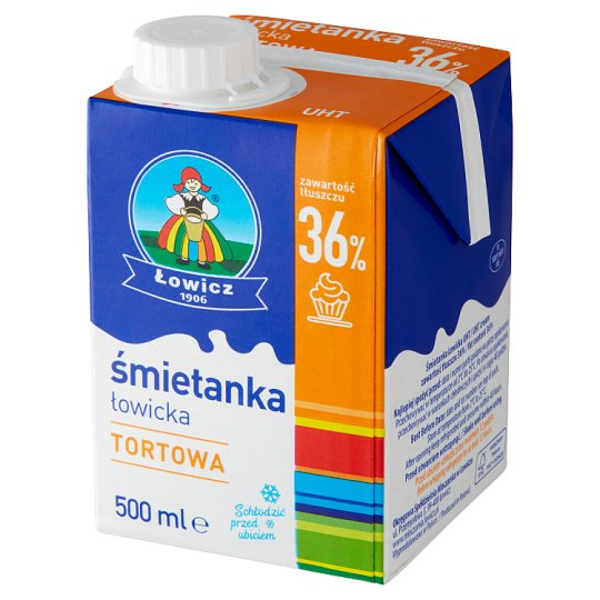 Łowicz Śmietanka łowicka UHT 36% 500 g