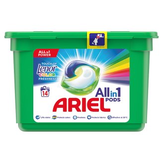 Ariel Touch Of Lenor Fresh 3 w 1 Kapsułki do prania, 14 prań