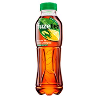 FuzeTea Napój o smaku cytrynowym z ekstraktem z czarnej herbaty i trawy cytrynowej 500 ml