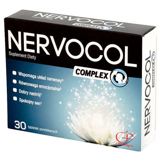 Colfarm Nervocol Complex Suplement diety 30 tabletek
