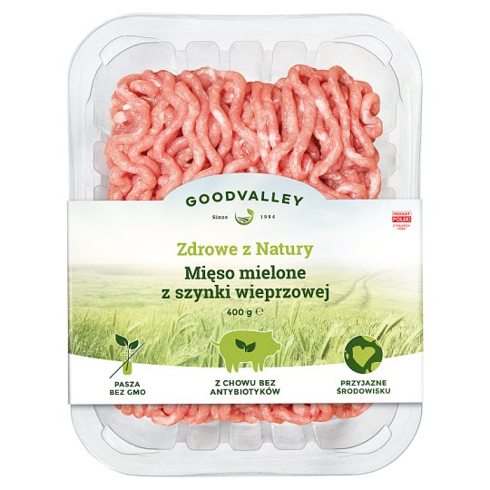 Goodvalley Mięso mielone z szynki wieprzowej 400 g