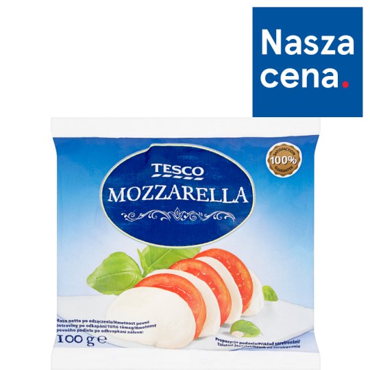 Tesco Mozzarella Ser w zalewie 100 g