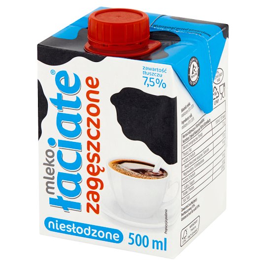 Łaciate Mleko UHT zagęszczone niesłodzone 7,5% 500 ml