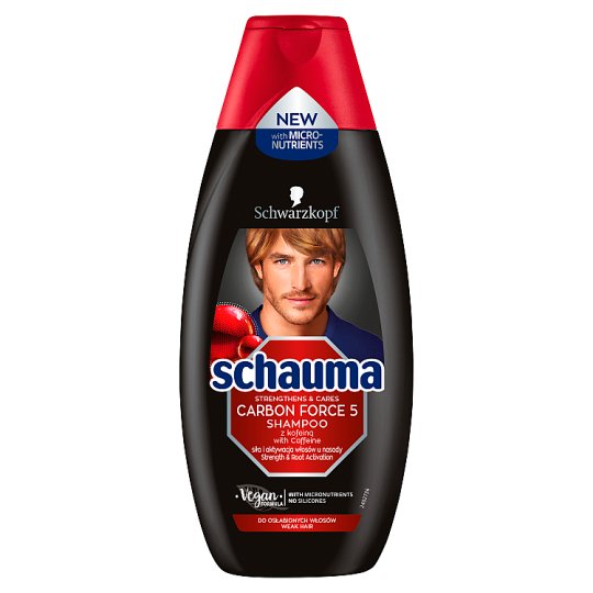 Schauma Carbon Force 5 Szampon 400 ml