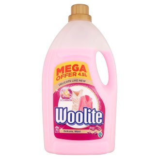 Woolite Delikatne tkaniny i wełna z keratyną Płyn do prania 4,5 l (75 prań)
