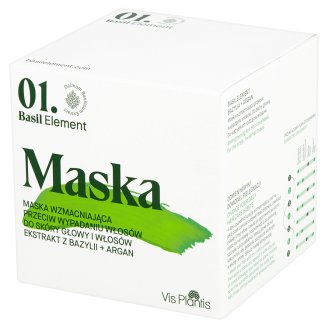Vis Plantis Basil Element Maska wzmacniająca przeciw wypadaniu włosów 200 ml