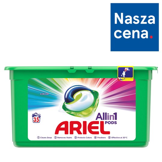 Ariel Allin1 Pods Color Kapsułki do prania, 35 prań