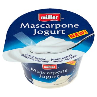 Müller Mascarpone Jogurt delikatnie słodzony 130 g