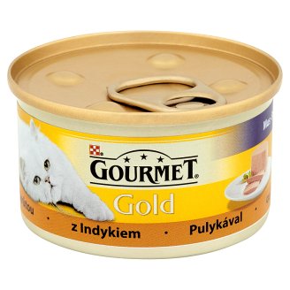 Gourmet Gold z indykiem Pełnoporcjowa karma dla dorosłych kotów 85 g