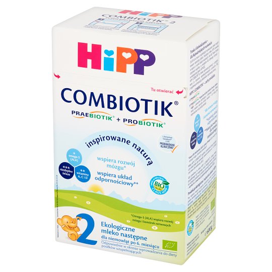 Hipp Combiotik 2 Ekologiczne Mleko Następne Dla Niemowląt Po 6 Miesiącu 600 G