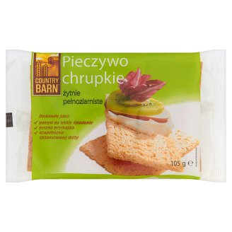 Country Barn Pieczywo chrupkie żytnie pełnoziarniste 105 g