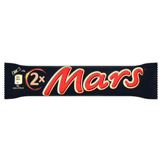 Mars Baton z nugatowym nadzieniem oblany karmelem i czekoladą 70 g (2 sztuki)