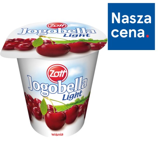 Zott Jogobella Light wiśnia Jogurt 150 g