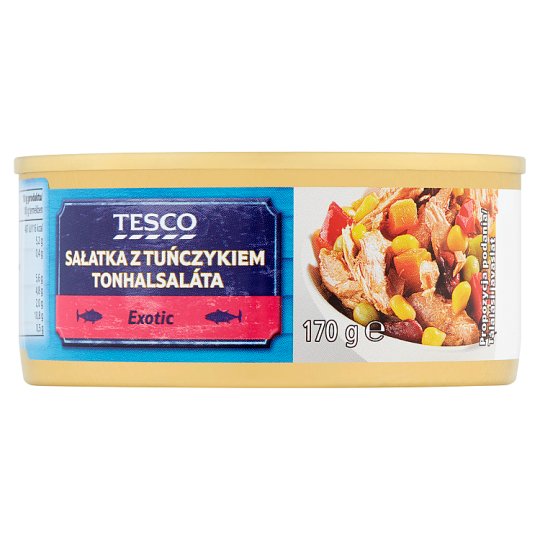Tesco Exotic Sałatka z tuńczykiem 170 g