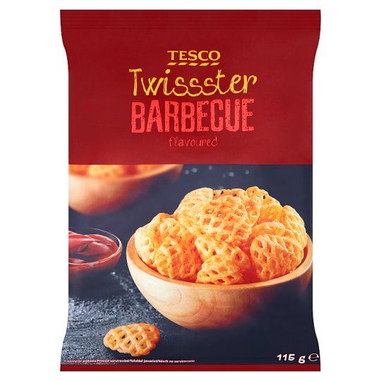 Tesco Chrupki ziemniaczane o smaku Barbecue 115 g
