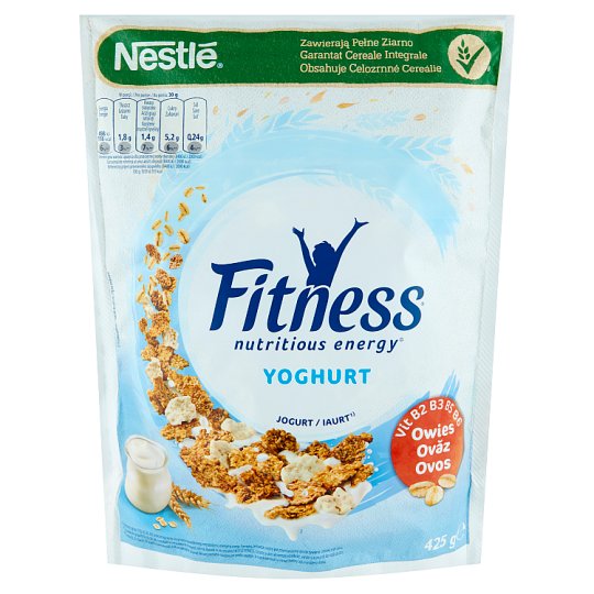 Nestlé Fitness Yoghurt Płatki śniadaniowe 425 g