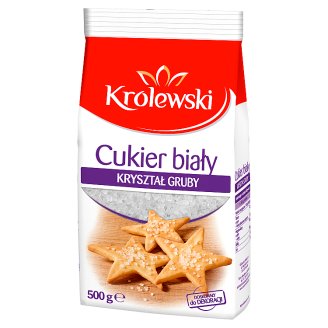 Cukier Królewski Cukier biały kryształ gruby 500 g